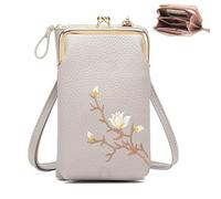Générique Indefinitet Women Sling Cross-Body Wallet, Crossbody Bags for Women, with Mobile Cell Phone Holder, for Outdoor Travel (Gary)