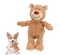 Générique Indestructible Bear Dog Toys, Mighty Plush Bear Dog Toys, Unbreakable Squeaky Dog Toys, Dog Toys Interactive Dog Pet Chew Toy for Powers Chewers, Pet Toy for Large Breeds