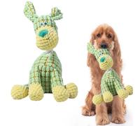 Générique Indestructible Jouet Chien en Peluche 2 en 1 Ouet Interactif Indestructiblepour Chiens avec Squeaker, Multifonctions Fabriqué en Coton Doudou Chiens (#02)