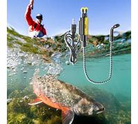 Générique Indicateur d'alarme de Touche de pêche, alarmes de pêche pour Cannes à, Alarme échangistes de, Alarme de Morsure Pratique avec Son, Alarme de Poisson Portable de Nuit Sensible pour débutan