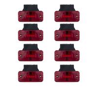 Générique Indicateur Place Stationnement Lot 4/6/8/10 feux gabarit latéraux LED externes pour voiture 12/24 V jaune blanc rouge, pour remorque camion camping-car(8pcs red)