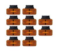 Générique Indicateur Place Stationnement Lot 4/6/8/10 feux gabarit latéraux LED externes pour voiture 12/24 V jaune blanc rouge, pour remorque camion camping-car(10pcs yellow)