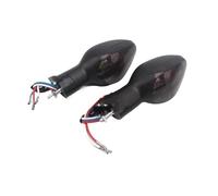 Générique Indicateurs de moto Coque ABS pour moto, 2 pièces, clignotant pour avant pour indicateur de pour Signal, ampoule pour CBR 125R 500R 600RR 1000RR CB1000R CB1300 08-14(Gris)