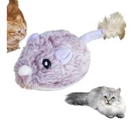 Générique Indoor Cat Toys, Interactive Plush Mice with Sound, 4.33 x 1.57 x 2.17 inches, Soft Animal Toys, Kitten Play and Hunting, Enrichment Accessories for Boredom Training Activity Pet Engagement