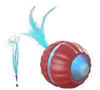 Générique Indoor Cat Toys, Smart Electric Rolling Ball for Stimulation and Exercise, Interactive Kitten Toy for Boredom Comfort, Hunting Play, and Enrichment Activities 2.95x2.95x1.97 inches