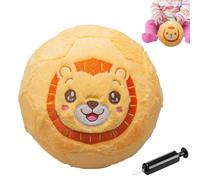 Générique Indoor Soccer Ball - Soft Plush Elastic Silent Learning Interactive Ball for Kids, High Elastic Hand Grab Indoor Play Football for Home Bedroom Living Room School