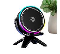 Générique Induction Speaker | 5.2In Portable Wireless Speaker RGB Light Music Player ABS Compact Stand Card Slot 5W Sound USB Powered Device | Home Travel Bedroom Office Desk