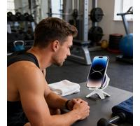 Générique Induction Speaker - Portable Music Device, Wireless RGB Speaker, Electromagnetic Sensor, Instant Phone Audio Amplification, Tech Enthusiast Gadget, Black Mini Sound Box for Travel