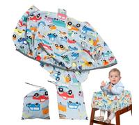 Générique Infant Shopping Cart Cover - Protective Foldable Seating Pad