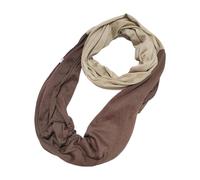 Générique Infinity Scarf - Two Color Contrast Neck Warmer for Commuting | Tone Fleece Circle with Hidden Stash Pouch & Bicolor Knit Fabric for Women, Ladies, Men and Outdoor