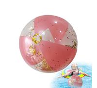 Générique Inflatable Beach Balls | 40cm Glitter Summer Swimming Pool Balls - Multi-Functional Reusable Toys Fun Games Toy Sports Equipment for Adults Toddler Boys Outdoor Summer Party Water Wedding