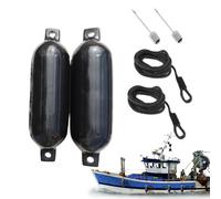 Générique Inflatable Boat Bumpers - Heavy Duty PVC Fenders | Pontoon Guard