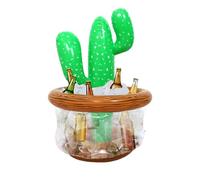 Générique Inflatable Cactus Pool Cooler, Floating Ice Bucket Drink Holder for Summer Parties, Fiesta Or Beverage Station, Fun Decoration for Beach Or Backyard BBQ, 19.29x28.35 inches