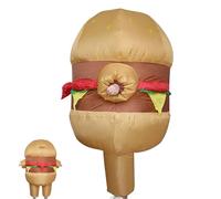 Générique Inflatable Costume Adult | Hamburger Lightweight Cosplay Accessories | Blow Up Burger Costumes For Adults | Men Women Party Masquerades Easter Carnivals Stage Mardi Gras Events