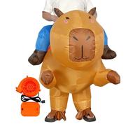 Générique Inflatable Costume, Capybara Suit, Halloween Fancy Outfit, Ride On Cosplay Apparel, Sturdy Party Wear for Girls Boys Men Women at Carnivals, Masquerade, Parade, Group Events