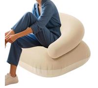 Générique Inflatable Couch - PVC Flocking, Portable Foldable Inflatable Beanbag Chair | Relaxation Lounge Couch for Camping Travel and Home Leisure Beach Tailgating Vacation