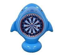 Générique Inflatable Dart Board - PVC 130cm, Pool Dart Game, Shark Shape Floating Target | Blow Up Water Play Set, Water Dartboard, Inflatable Pool Game for Kids, Teens, Families, Pools Parties