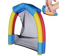 Générique Inflatable Floating Lounge Seat, Backrest Water Recliner, Portable Aquatic Relaxer Cushion, Lightweight Drift Leisure Raft, Authentic Vinyl Buoyancy Design, Beach Rafting Leisure Use