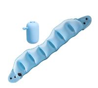 Générique Inflatable Neck Pillow - U Shaped Portable Cushion, Sleep Air Support for Travel Men Women Sleeper, Train Office Home Library Couch Car Bed Napping Camping Supply, Gray Medium Size for Use