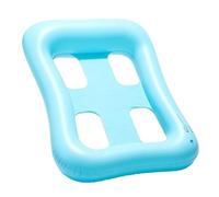Générique Inflatable Pool Float Chair - Water Lounge Raft | 90x120cm PVC Floating Seat with Comfortable Backrest, Lightweight Water Relaxation Chair, Beach Bed, Inflatable Pool Lounger