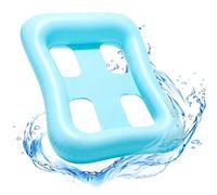 Générique Inflatable Pool Floats, Floating Raft Chair Lounger, Water Float with Mesh Seat, Adorable PVC Pool Loungers, Summer Relax Float with Bright Design, Pools Lounge for Beach Lake