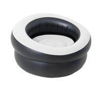 Générique Inflatable Sofa Seat - Quick Deflation Design, 33 inch External Blow Up Lounge, Weatherproof Travel Storage Component, Black Fastener | Air Couch for Tents & Gardens