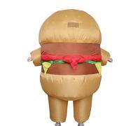 Générique Inflatable Suit,Hamburger Lightweight Cosplay Accessories - Dress Up Party Burger Costume | for Men Women Party Easter Carnivals Masquerades Stage Events Photoshoot Holiday