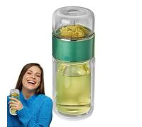 Générique Infusifie Tea Infuser, 2025 New Glass Tea Infuser Bottle, 3-in 1 Smart Tea Infuser, Double-layer Insulation Tea Tumbler Mug, Tea Infuser for Loose Tea