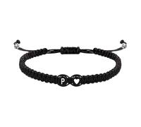 Générique Initial Armband Damen | Pärchen Armbänder mit Herz | Verstellbares Herren Initial Armband | Bracelet Lettre Initiale | Bracciale Iniziale Coppia | Pulsera de Iniciales | For Boys Girls 2026