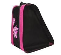 Générique Inliner & Ice Skate Bag - Heavy Duty Ventilated Carrying Case | Triple-Compartment Organizer with Shoulder Strap for Ski Resorts, Roller Rink and Outdoor Travel