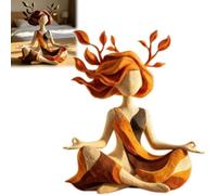 Générique Inner Harmony Sculptural Figurine, Serenity Growth Abstract Meditation Figurine, Spiritual Decor for Home Yoga Studio Living Room Bedroom Corner, Gifts for Relaxation