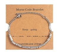 Générique Inoxydable Bracelet Amoureux Pour Bracelet Anneaux Inspirational Adjustable Bracelets For Couples Mom Friend 4 Rhodonite Naturelle Bracelet Classique Bracelet (SL2, One Size)