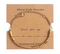 Générique Inoxydable Bracelet Amoureux Pour Bracelet Anneaux Inspirational Adjustable Bracelets For Couples Mom Friend 4 Rhodonite Naturelle Bracelet Classique Bracelet (GD3, One Size)