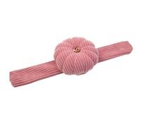 Générique Inoxydable Bracelet Coussin d'épingle de poignet en velours côtelé doux, coussin d'épingle de poignet en de citrouille, Assistant de couture pour les Rose Anneaux (Pink, One Size)
