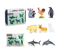 Générique Insect & Animal Slot-Assembly Jouets, Faites-Vous-même 3D créatif Insecte Jigsaw Puzzle, Animal Puzzle éducatif Jouet modèle d'assemblage, Nature Exploration Apprentissage Jouet (Beginner)