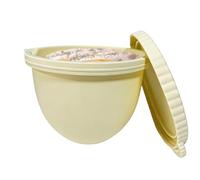 Générique Insert De Bol En Silicone Pour Cuisine | Ustensiles en Silicone Anti-adhésif Qualité Alimentaire de 5 Litres avec Couvercle,Bols De Cuisine Pour Mixer | Pour la Maison les Voyages