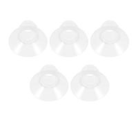 Générique Inserts de Bride en Silicone 21 Mm pour Tire-lait Électrique, Surface Lisse, Lot de 5 Pièces, Accessoires pour Allaitement Portables