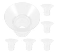 Générique Inserts de Bride Universels en Silicone 5 Pcs pour Tire-lait, Surface Lisse et Design Simple, Compatible Diamètre 17 Mm, Accessoires Sûrs pour Allaitement