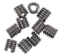 Générique Inserts filetés en acier 10pcs M2 4 MM inserts pour impression 3D fixation résistante pour meubles en bois
