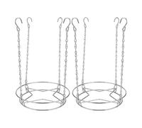 Générique Inserts pour Grands Pots de | Réglables en Hauteur avec Crochet à Chaîne - Insert Métallique Rehausseur pour Pot De - pour Appartement Balcon Restaurant Jardiniers