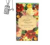 Générique Inspirations botaniques - Deck Oracle de Poche pour débutants avec Collier - Design inspiré de la Nature, Facile à Utiliser