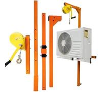 Générique Installation De Machine Externe De Climatisation Suspension D'installation De Petite Grue Support De Levage À Manivelle Outil De Levage Climatisation À Manivell,150kg 20m