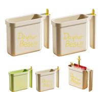 Générique Instant Noodle Bowl Holder - Direct Immersion Ramen Cup with Heat-Resistant Handle, Direct Immersion Ramen Cup, No-Wash,Easy to Hold,for Dorm Home Office Apartment (Beige,#2PCS)