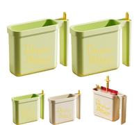 Générique Instant Noodle Bowl Holder - Direct Immersion Ramen Cup with Heat-Resistant Handle, Direct Immersion Ramen Cup, No-Wash,Easy to Hold,for Dorm Home Office Apartment (Green,#2PCS)