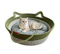 Générique Instinct Basket - for Cats Woven Rope with Cushion Toy Ball