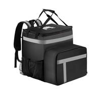 Générique Insulated Backpack, Lightweight Large-Capacity Thermal Bag, Reusable Grocery Shopping & Heavy-Duty Lunch Carrier for Camping (16.14x16.14x13.98 inches)