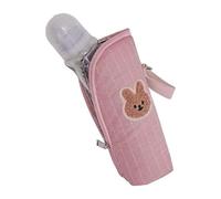 Générique Insulated Bottle Bag - Breastmilk Warmer Cooler Bag Aluminum Foil Insulated Nursing Bottle Storage Pouch with Hanging Strap Cute Rabbit Design Thermal Protection