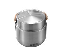 Générique Insulated Food Jar, Wide Mouth Hot Container, 1200ml Vacuum Stainless Steel Flask, 5.51x5.51x5.51 Inches, Thermal Storage Soup, Ideal for Kitchen, Travel, Camping, School, Work, Offices