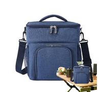 Générique Insulated Lunch Bag, 27x18x29cm Feature with Lining, High-Capacity Storage, Reliable Moisture-Resistant Design with Oxford Finish, Travel Bag for Sports and Work Picnics Outings