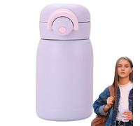 Générique Insulated Water Bottle - Vacuum Stainless Steel Cup With Bouncing Lid, 6-12 Hour Temperature Retention | Mini For School, Camping, Teens, Adults, Students Outdoor Sports Recreation